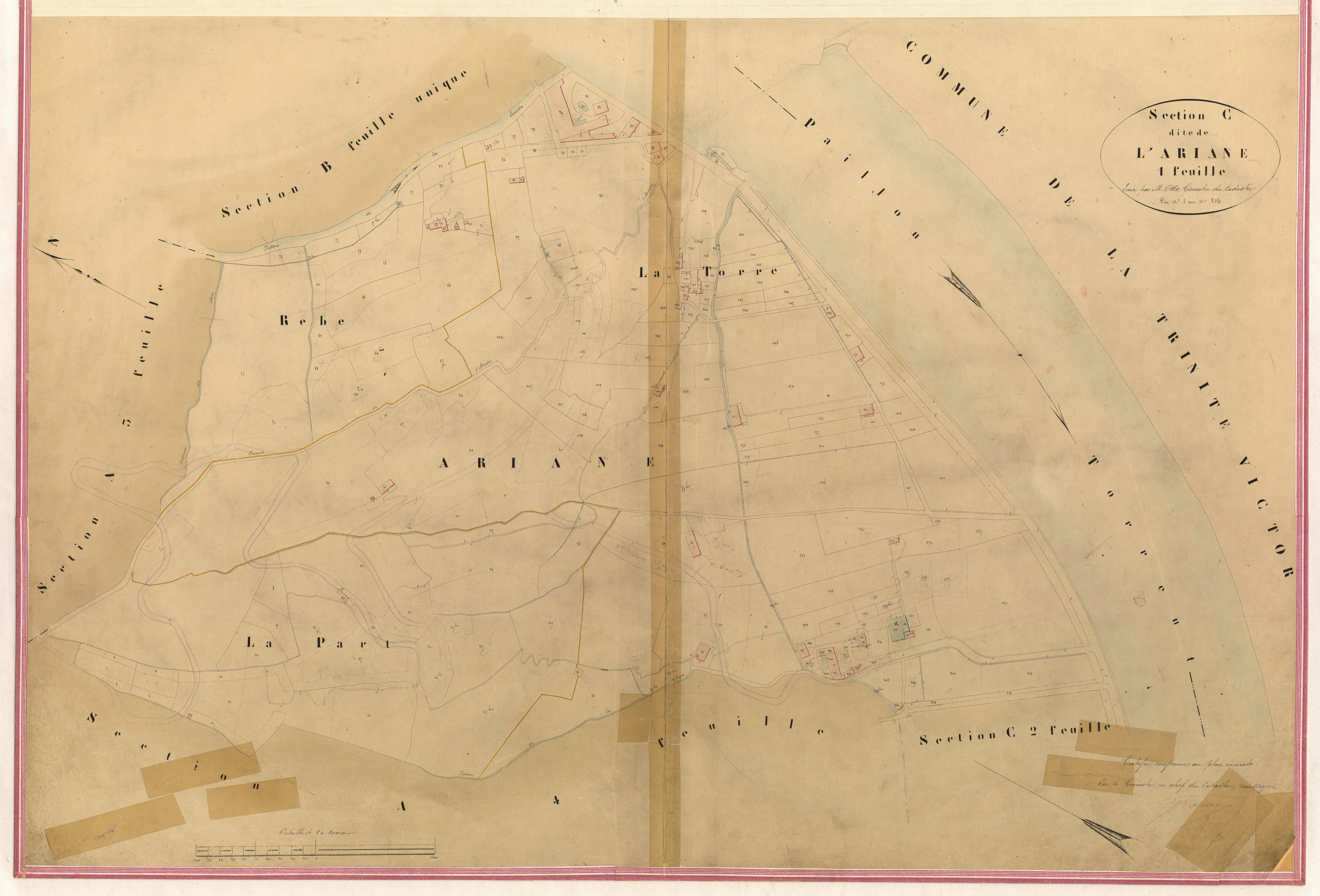 Ariane. - Plan de section, V-C1