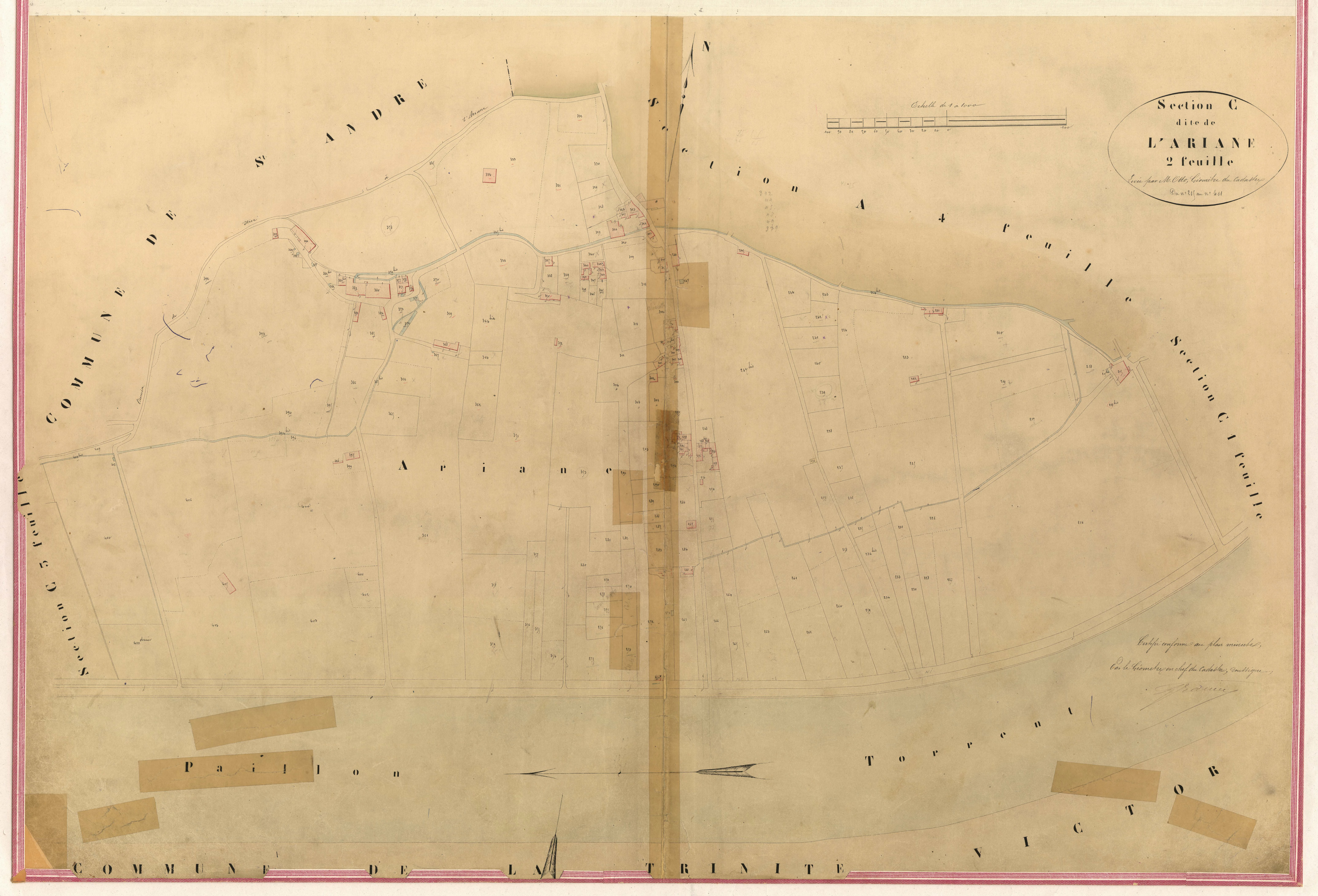 Ariane. - Plan de section, V-C2