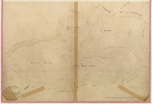Gairaud. - Plan de section, III-B4
