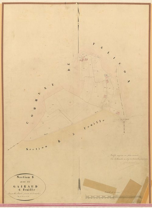 Gairaud. - Plan de section, III-B6