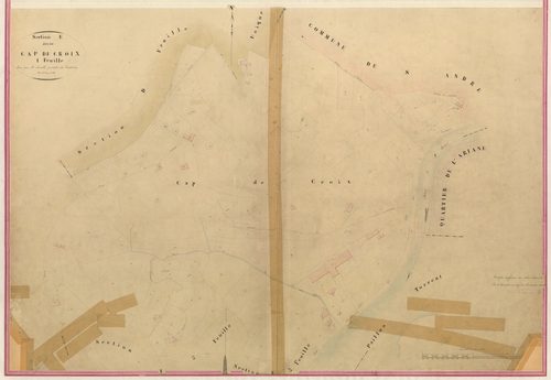 Cap de Croix. - Plan de section, III-E1