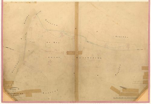 Saint-Barthélemy. - Plan de section, III-G3