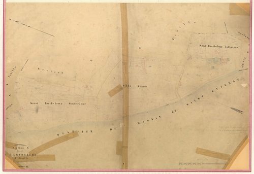 Saint-Barthélemy. - Plan de section, III-G4