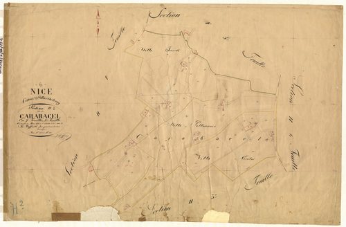 Carabacel. - Plan de section, III-H2