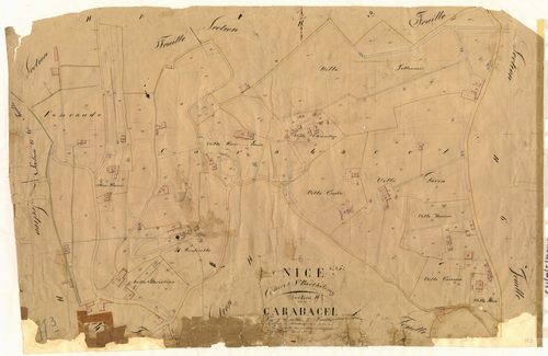 Carabacel. - Plan de section, III-H3