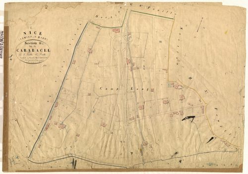 Carabacel. - Plan de section, III-H4