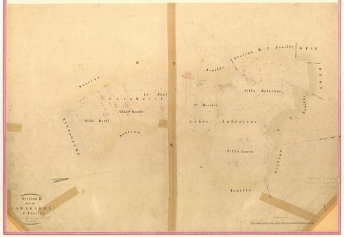 Carabacel. - Plan de section, III-H6