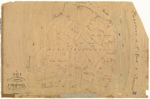 Carabacel. - Plan de section, III-H7