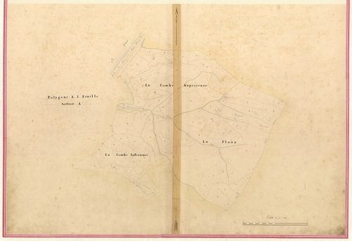Combe et Saint-Sauveur (développement). - Plan de section, II-A1(d)