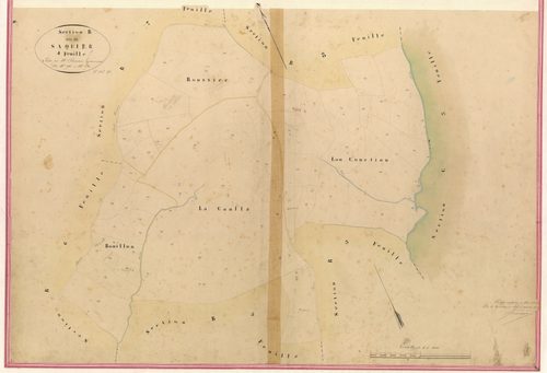 Saquier. - Plan de section, II-B4