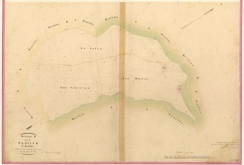 Saquier. - Plan de section, II-B8