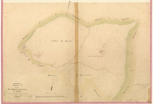 Saint-Roman Ouest. - Plan de section, II-C1
