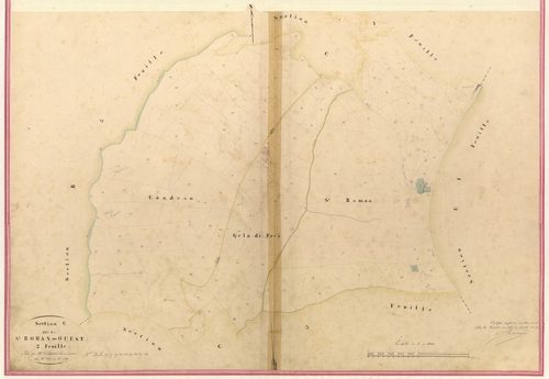 Saint-Roman Ouest. - Plan de section, II-C2