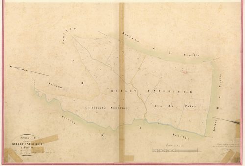 Bellet Inférieur. - Plan de section, II-D3