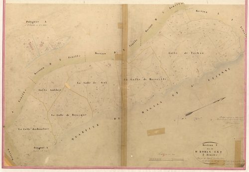 Saint-Roman Est. - Plan de section, II-E2