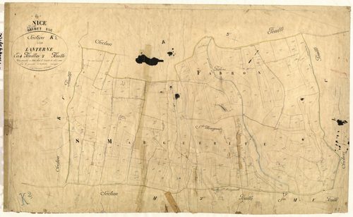 Lanterne. - Plan de section, II-K2