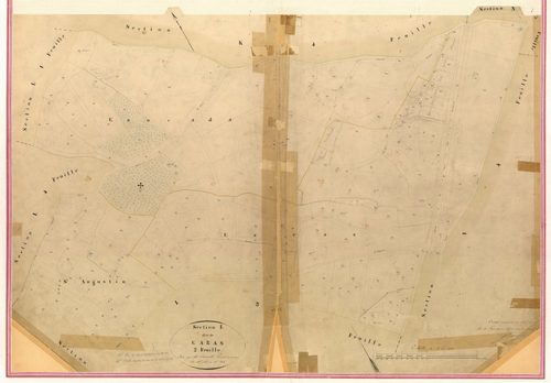 Carras. - Plan de section, II-L2