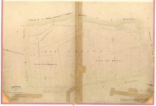 Iscles. - Plan de section, II-M1