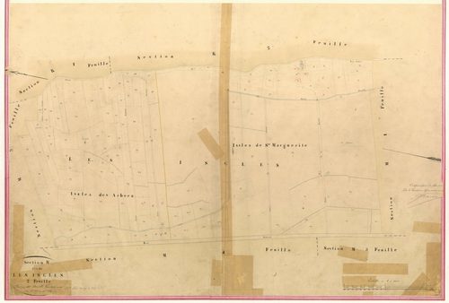 Iscles. - Plan de section, II-M2
