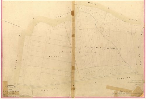 Iscles. - Plan de section, II-M3