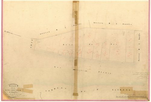 Iscles. - Plan de section, II-M4