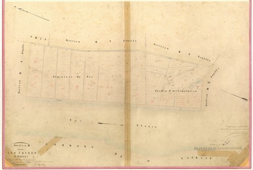 Iscles. - Plan de section, II-M5