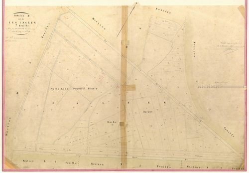 Iscles. - Plan de section, II-M7
