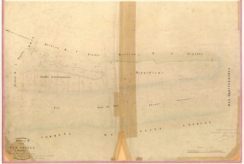 Iscles. - Plan de section, II-M8
