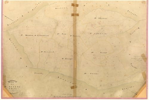 Sainte-Hélène. - Plan de section, II-P1