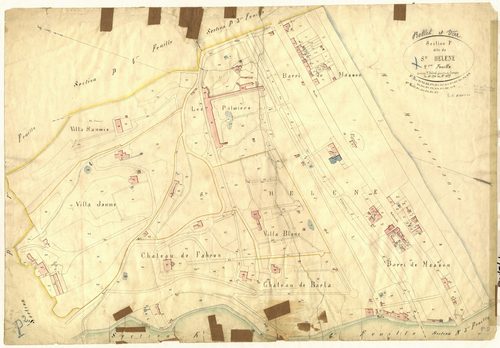Sainte-Hélène. - Plan de section, II-P2