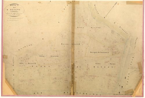 Sainte-Hélène. - Plan de section, II-P3