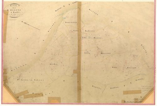 Sainte-Hélène. - Plan de section, II-P4