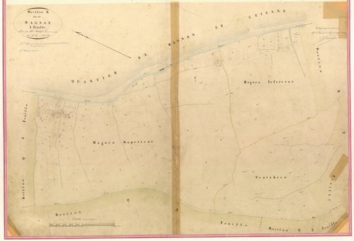 Magnan. - Plan de section, II-R1