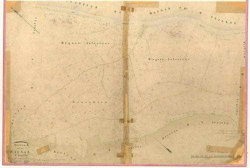 Magnan. - Plan de section, II-R2