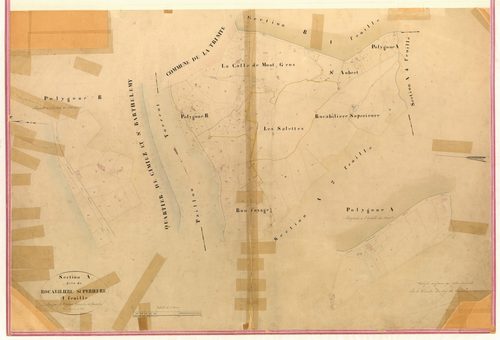 Rocabilière supérieure. - Plan de section, IV-A1