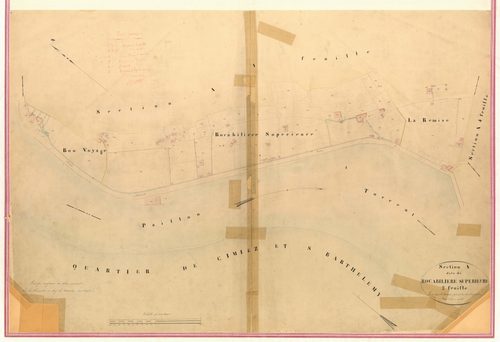 Rocabilière supérieure. - Plan de section, IV-A2