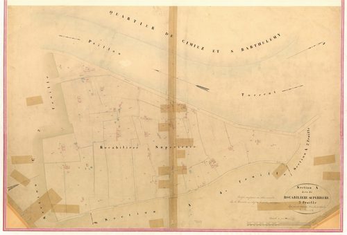 Rocabilière supérieure. - Plan de section, IV-A3
