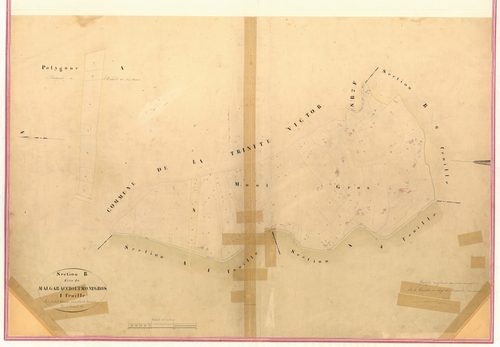 Rocabilière supérieure. - Plan de section, IV-B1