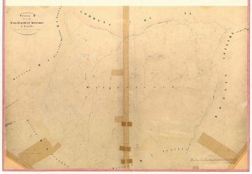 Malgaraccio et Montgros. - Plan de section, IV-B2