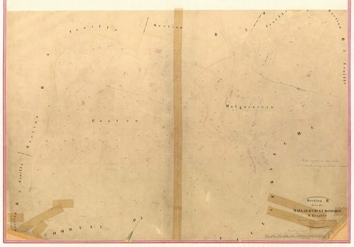 Malgaraccio et Montgros. - Plan de section, IV-B4