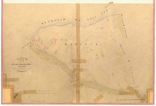 Col de Villefranche. - Plan de section, IV-D3