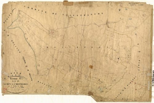 Limpia et Montboron. - Plan de section, IV-E4