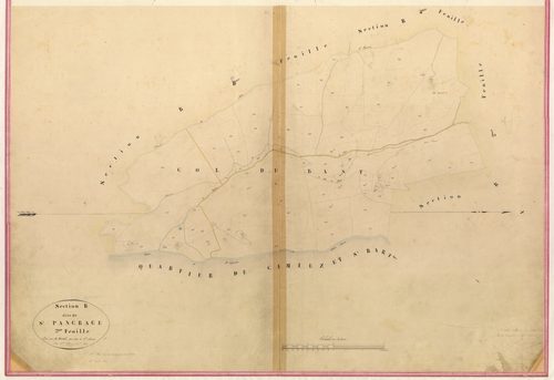Saint Pancrace. - Plan de section, I-B3