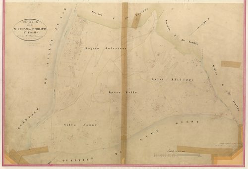Saint-Etienne. - Plan de section, I-G1