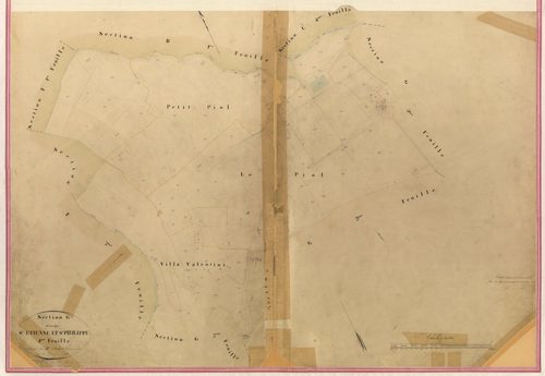 Saint-Etienne. - Plan de section, I-G4