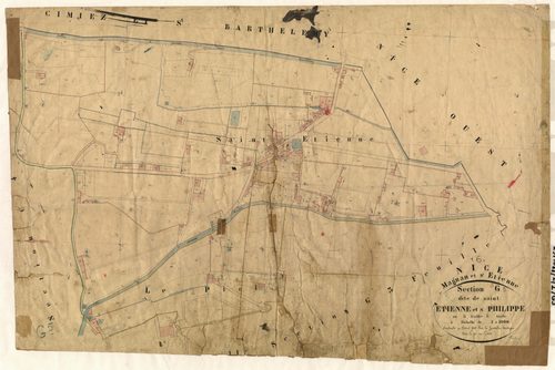 Saint-Etienne. - Plan de section, I-G5