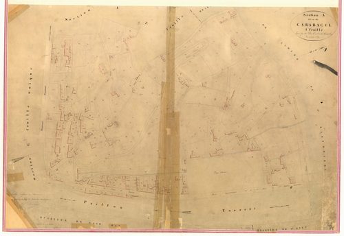 Carabacel. - Plan de section, VII-A1
