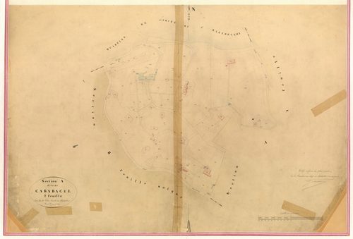 Carabacel. - Plan de section, VII-A2
