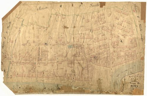 Buffa. - Plan de section, VII-D