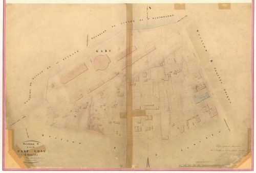 Camp Long. - Plan de section, VII-E1